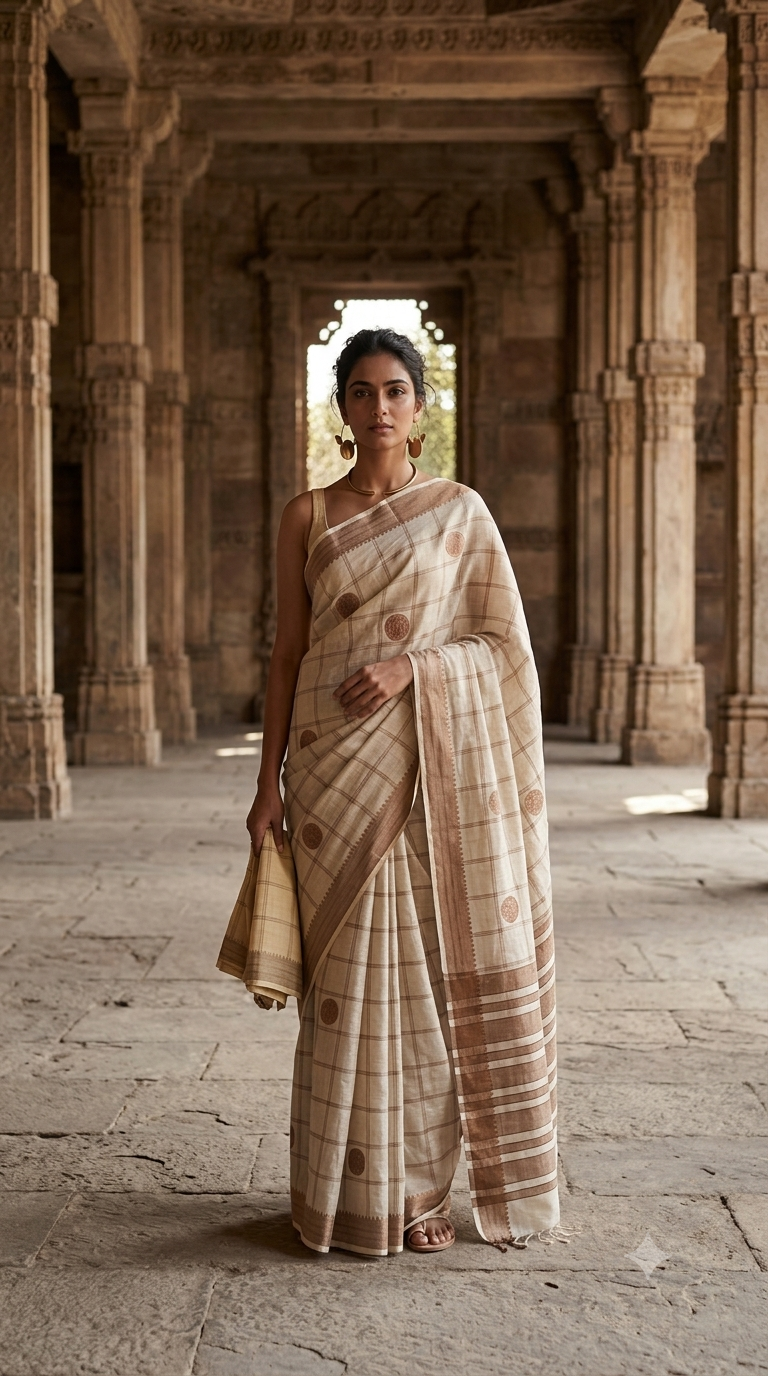 The Vintage Grid - Liva Art Saree