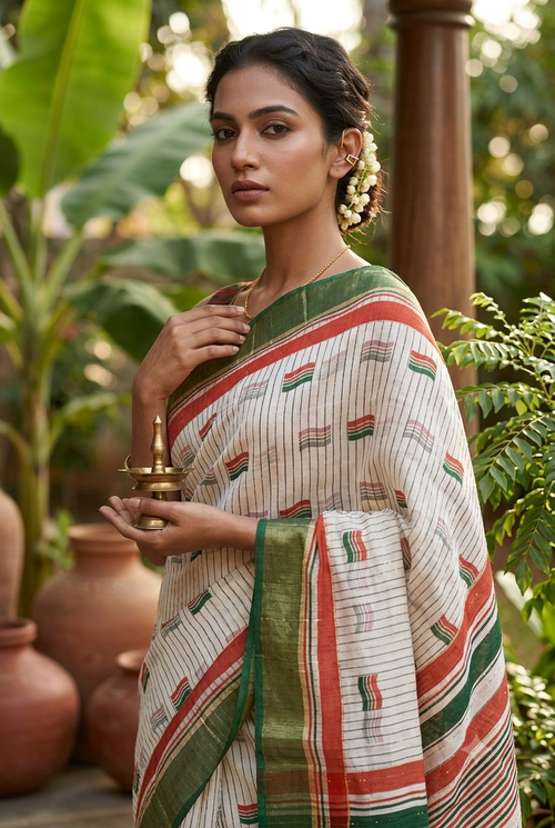 Tiranga Flag Saree