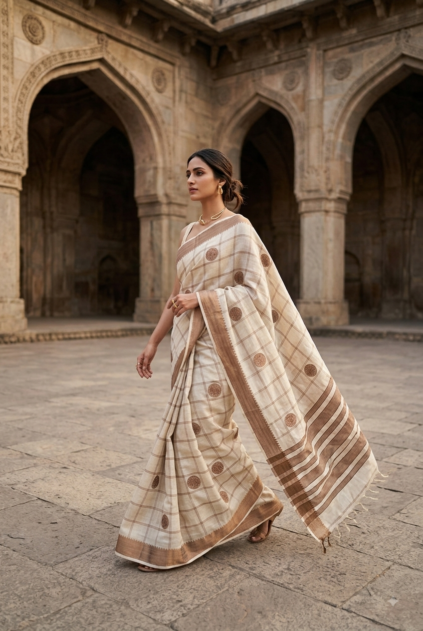 The Vintage Grid - Liva Art Saree