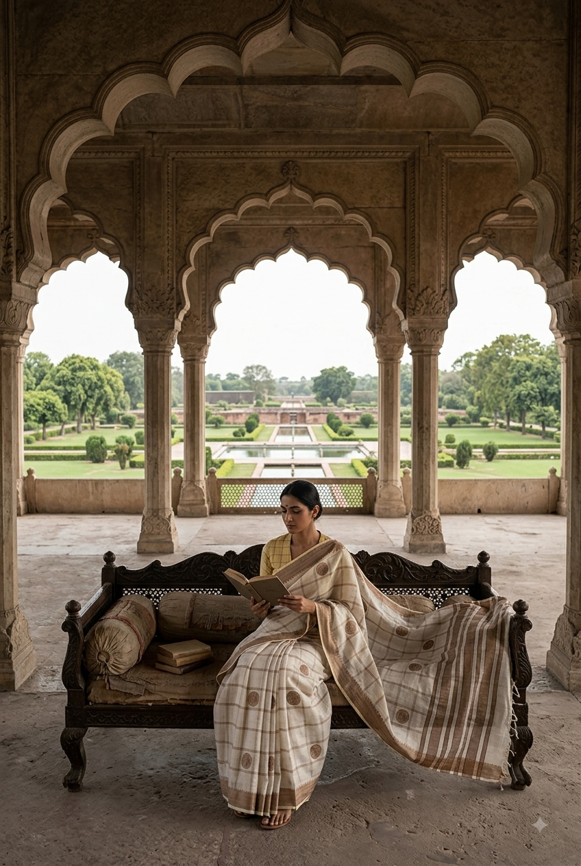 The Vintage Grid - Liva Art Saree